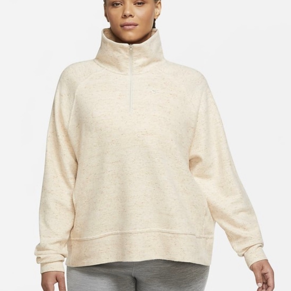 Nike sweatshirt cowel neck. Pictured has zipper, mine does not. dark gray.